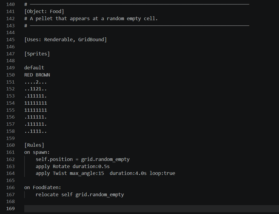 &ldquo;Super Snake&rdquo; code snippet for apple object